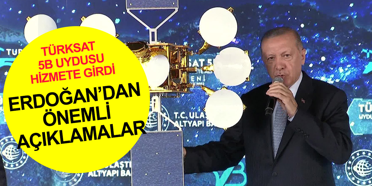Cumhurbaşkanı Erdoğan: Vizyonsuzlara kötü haber! İMECE ve Türksat 6A'yı da 2023'te uzaya fırlatıyoruz