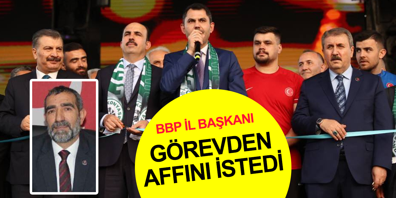 Konya Günleri'nde Başkan Altay'a Destici çıkışıyla gündeme gelmişti! Remzi Kaya görevden affını istedi