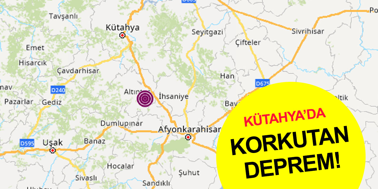 Kütahya'da deprem! AFAD ve Kandilli'den ayrı değerler
