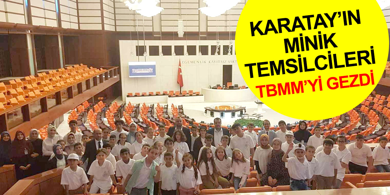 Konya Karatay'ın minik temsilcilerinden Ankara çıkartması!