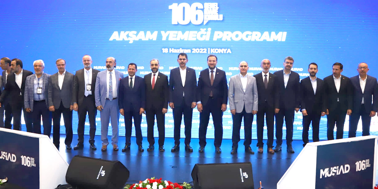 Konya'da MÜSİAD 106. GİK Gala Programı yapıldı