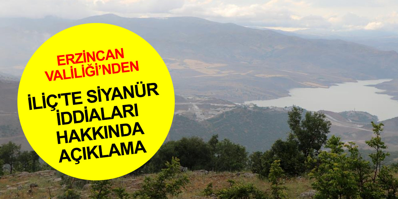 Erzincan Valiliği'nden İliç açıklaması! İddialar jandarma tutanağında bulunmuyor! İnceleme sürüyor