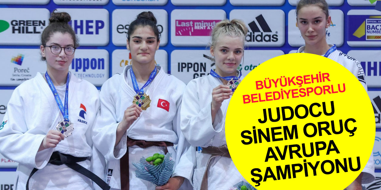 Konya'nın gururu oldu! Sinem Oruç Avrupa Şampiyonu