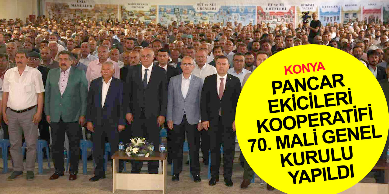 Konya Pancar Ekicileri Kooperatifi'nden üreticiye ton başına 15 TL bayram avansı