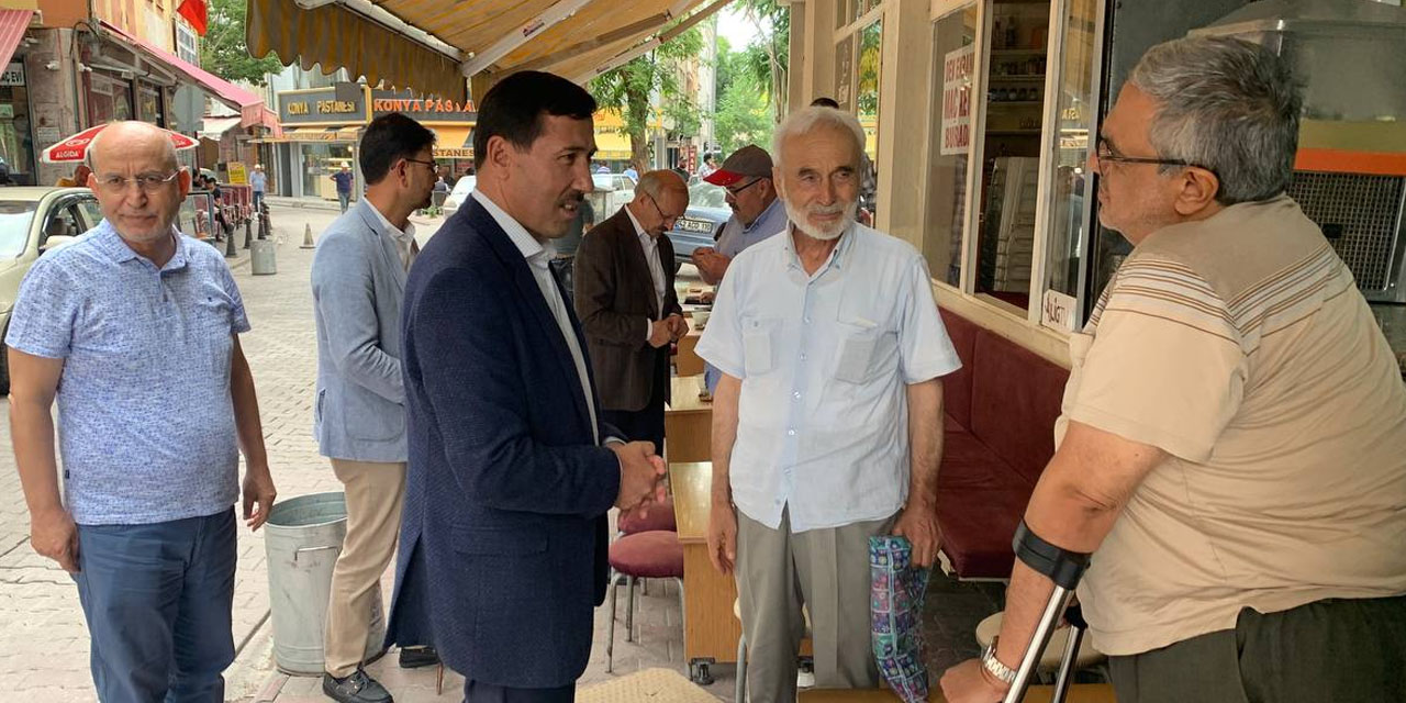 Konya Milletvekili Sorgun ve Başkan Kılca esnafı dinledi
