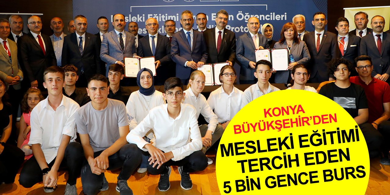Milli Eğitim Bakanı Özer: Mesleki eğitimde yeni bir kalkınma hamlesini Konya’dan başlatalım