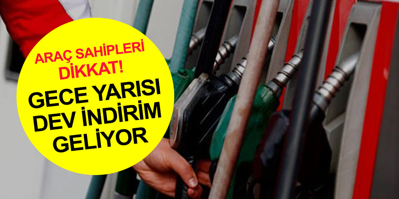 Araç sahipleri dikkat! Bu gece yarısı zam değil indirim geliyor! Konya'da motorin fiyatı