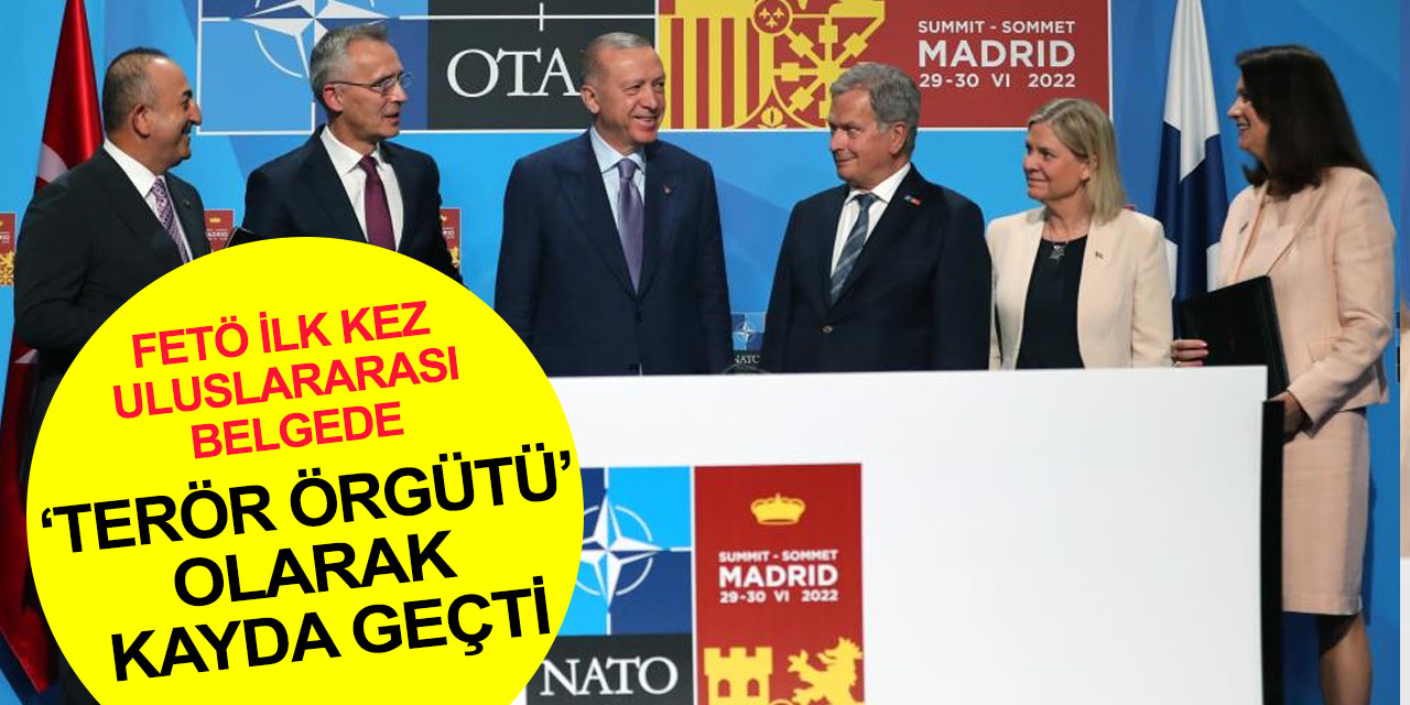 NATO zirvesinde FETÖ ayrıntısı! İlk kez uluslararası metne 'terör örgütü' olarak geçti