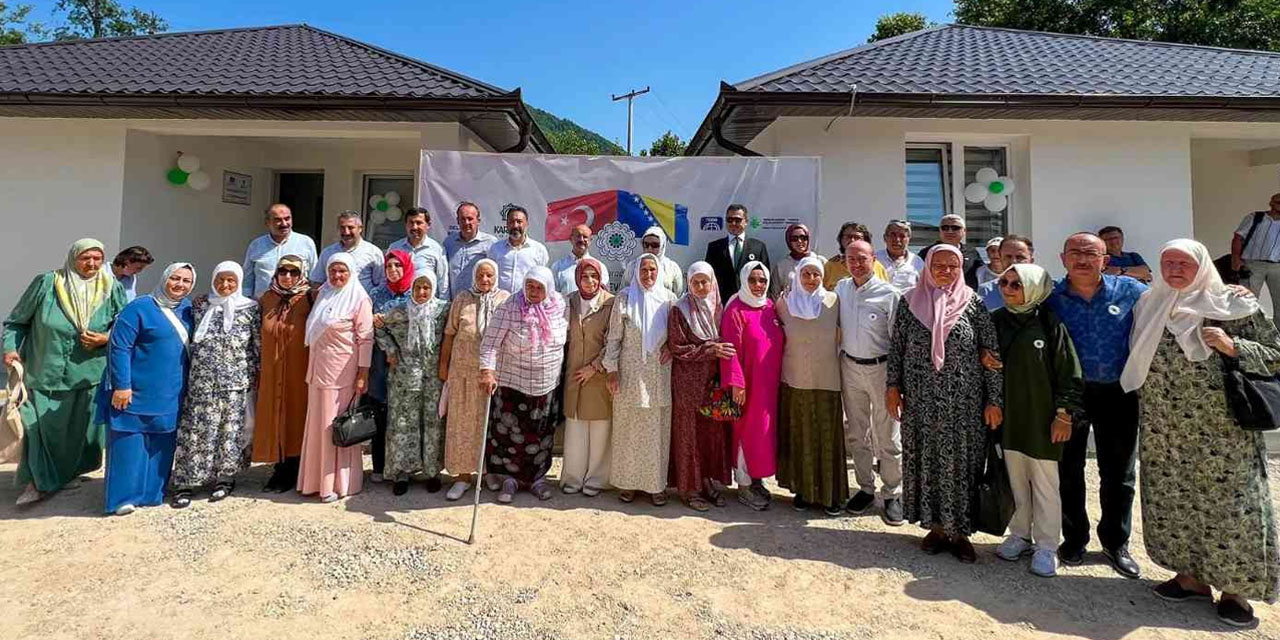 Konya belediyelerinden Srebrenitsa şehit annelerine yeni yuva
