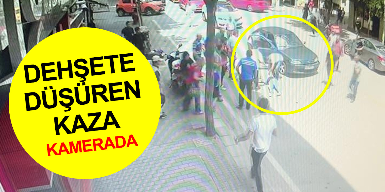 Dehşet anı kamerada! Diğer araçlar yol verdi, sağdan gelen araç çarptı! Metrelerce sürüklendi
