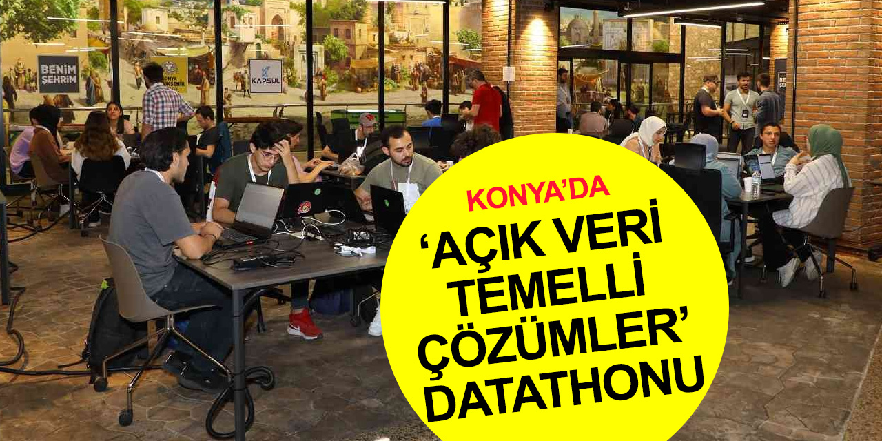 Konya Büyükşehir ve Kapsül Teknoloji Platformundan dikkat çeken datathon