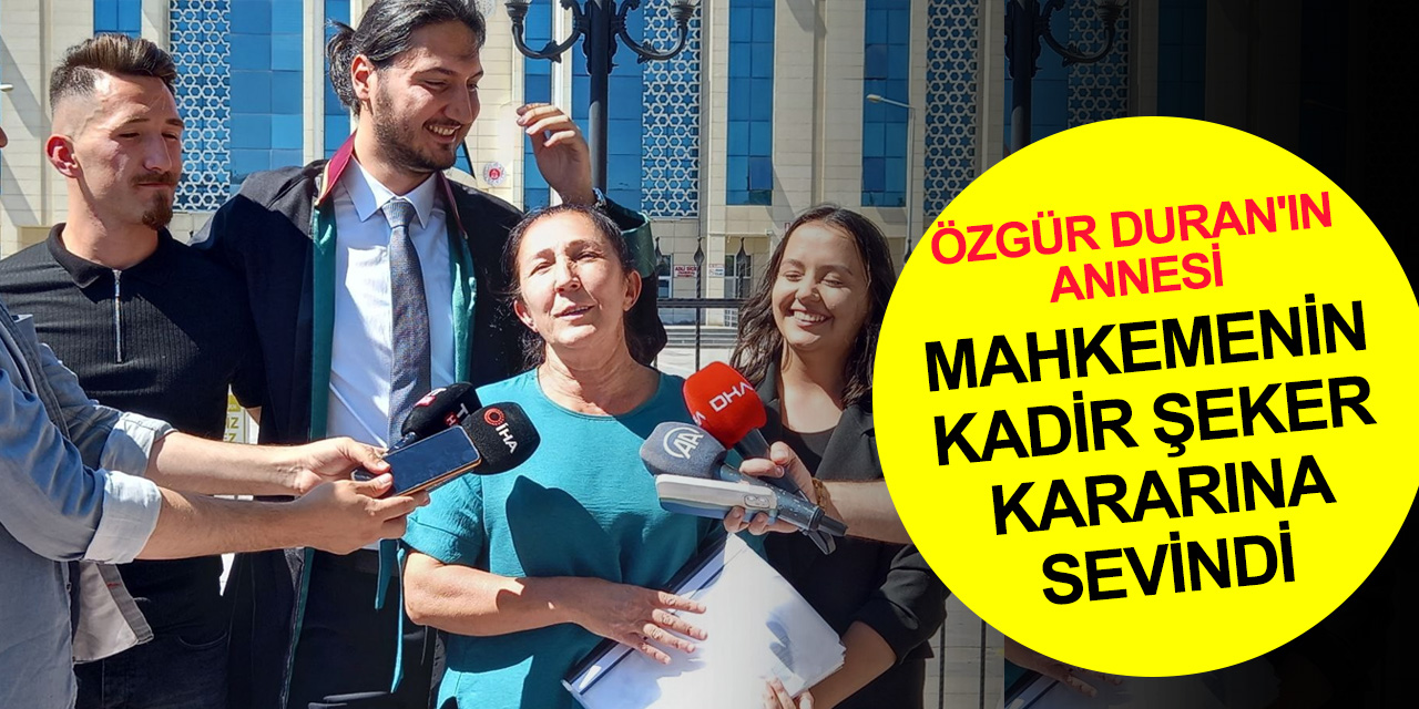 Mahkemenin Kadir Şeker kararı Mübeyyen Güner'i güldürdü