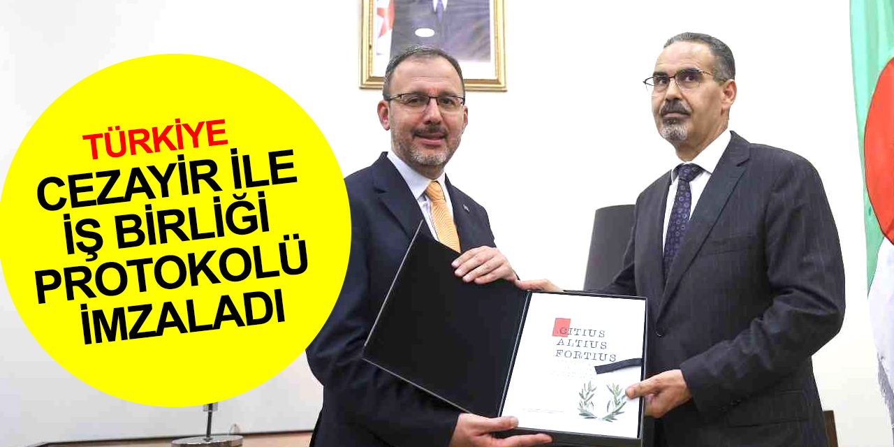 Bakan Kasapoğlu Cezayirli mevkidaşını Konya’ya davet etti