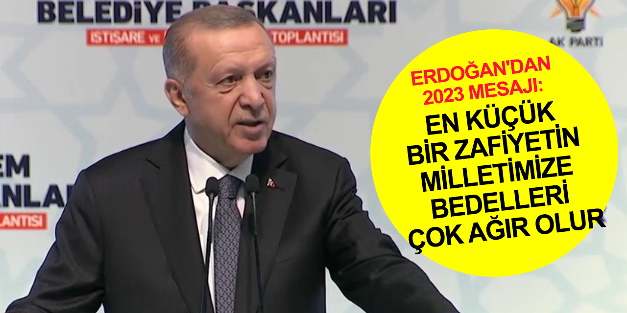 Cumhurbaşkanı Erdoğan: 2023 kızgınlıkla hareket edilecek bir seçim değil! Bizim kazanmamız şart