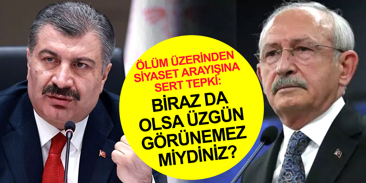 Bakan Koca'dan Kılıçdaroğlu'na tepki: Bizim yüreğimiz yanıyor Kemal Bey. Biraz da olsa üzgün görünemez miydiniz?