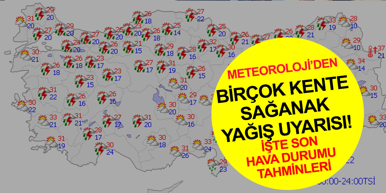 Meteoroloji son tahminleri duyurdu! 10 Temmuz Pazar günü şiddetli yağış uyarısı! Konya'da yağmur yağacak mı?