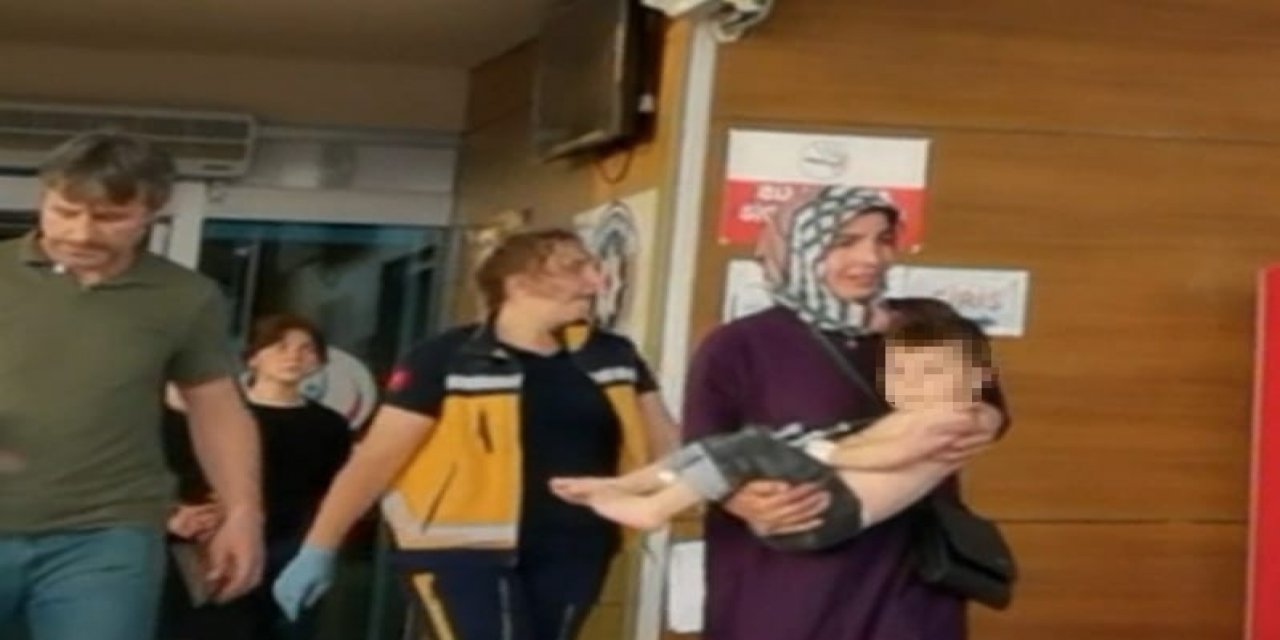 Çamaşır suyu içen  1 yaşındaki Yiğithan hastanelik oldu