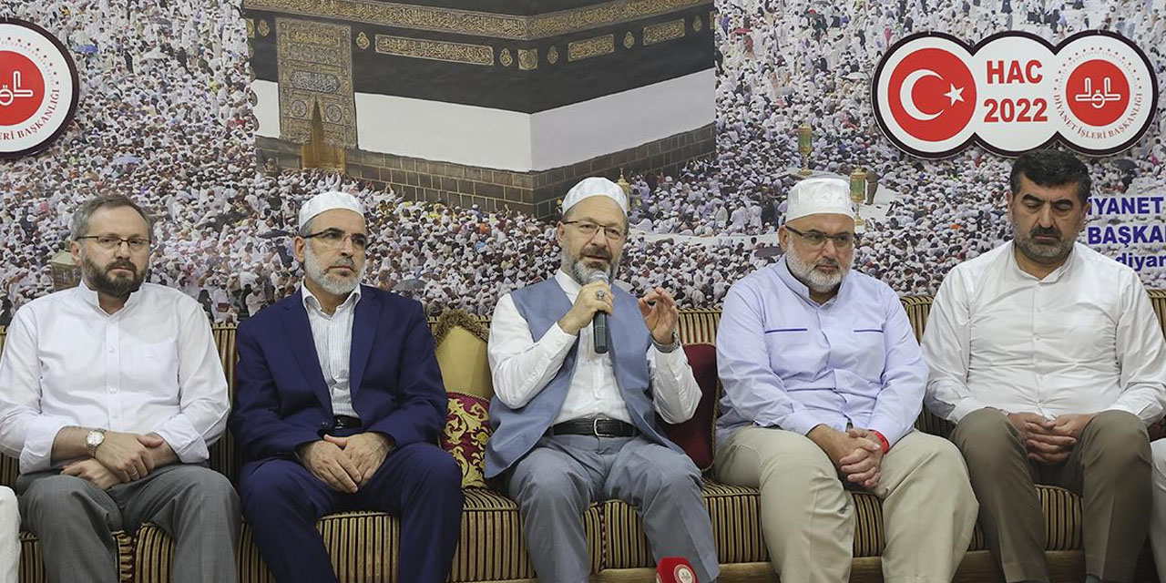 Diyanet İşleri Başkanı Erbaş'tan Mekke'de açıklamalar: Türkiye’nin geldiği nokta bizi sevindiriyor