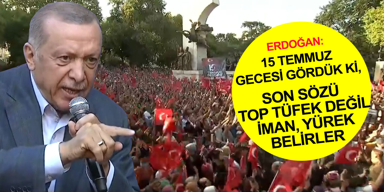 Cumhurbaşkanı Erdoğan: FETÖ'den PKK'ya kadar terör örgütlerine mavi boncuk dağıtanlardan siyasetçi olmaz