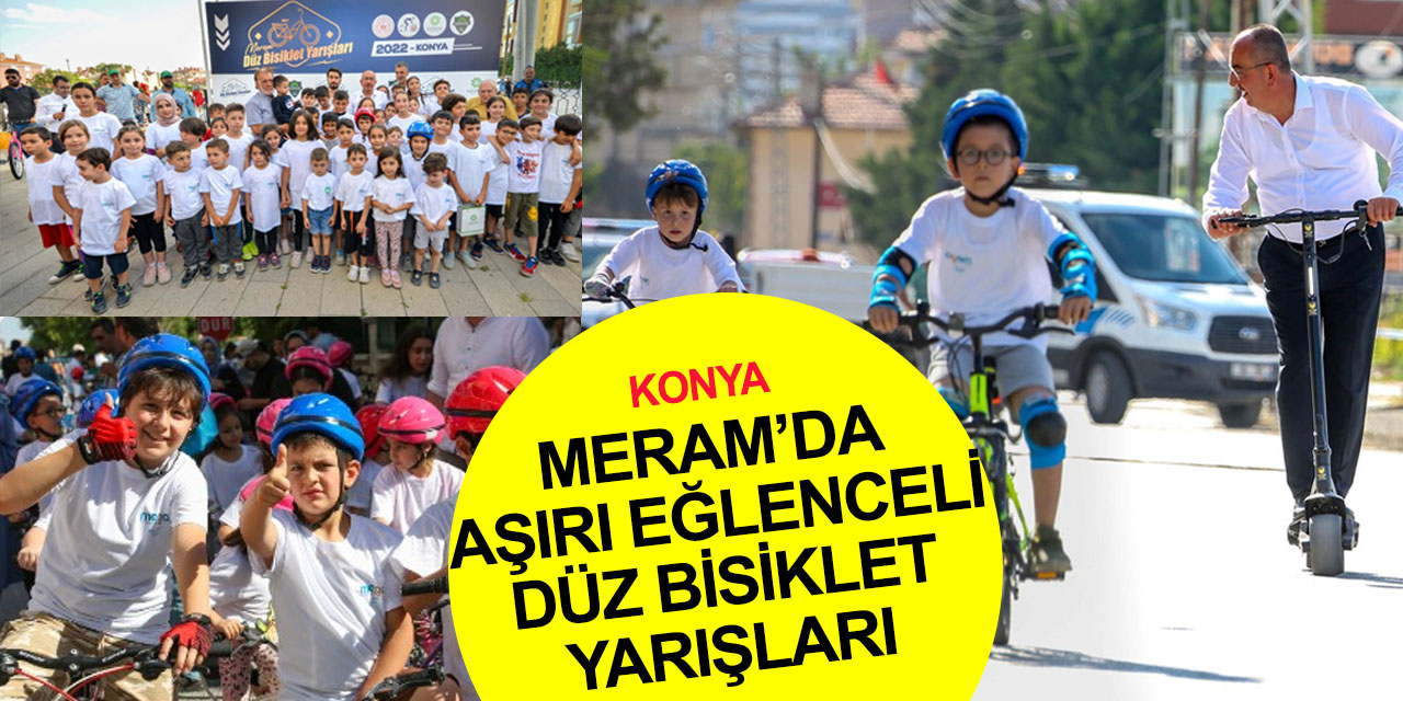Konya Meram’da çocuklar bisikletlerle yarışıyor! İşte yarış takvimi, hediye, kayıt ve tüm detaylar!