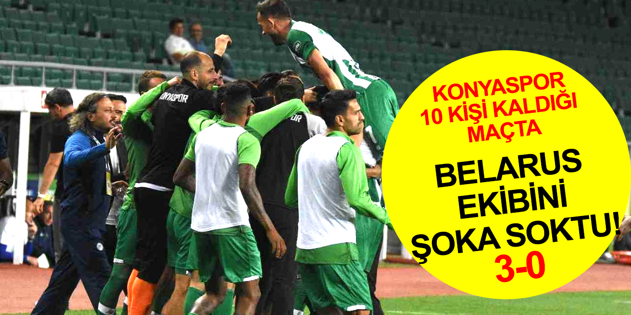Konyaspor BATE Borisov'u 3-0 mağlup ederek turun kapısını açtı