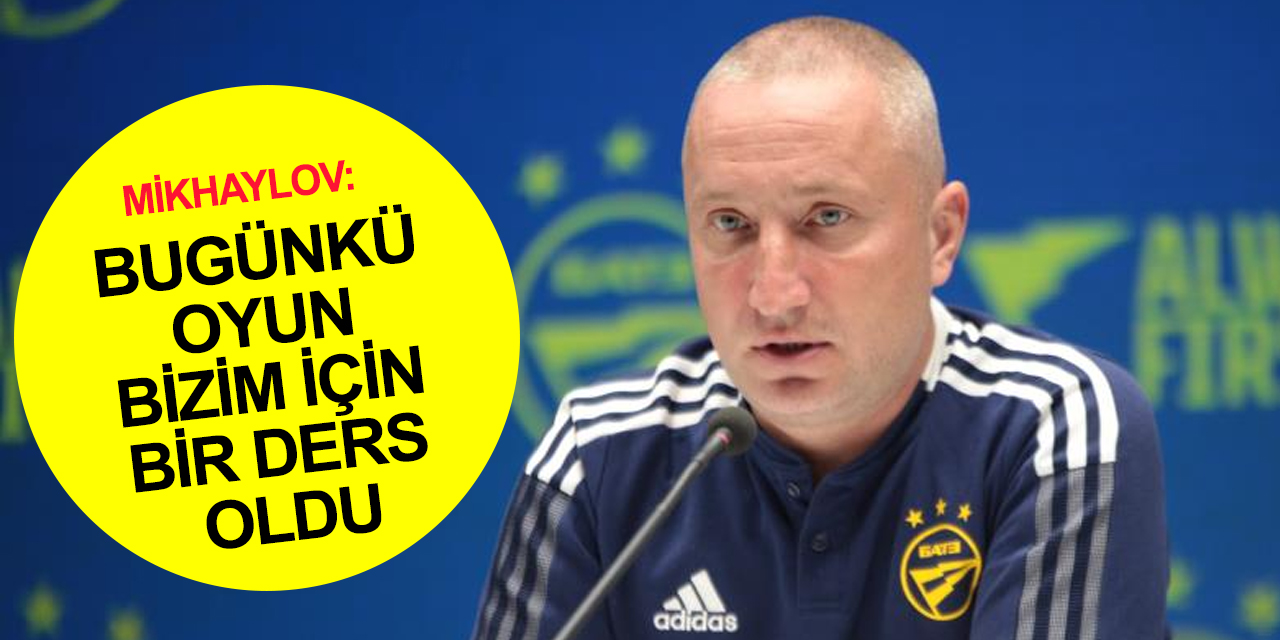 BATE Borisov Teknik Direktörü Mikhaylov'dan Konyaspor yorumu: Rakibi tanımış olduk
