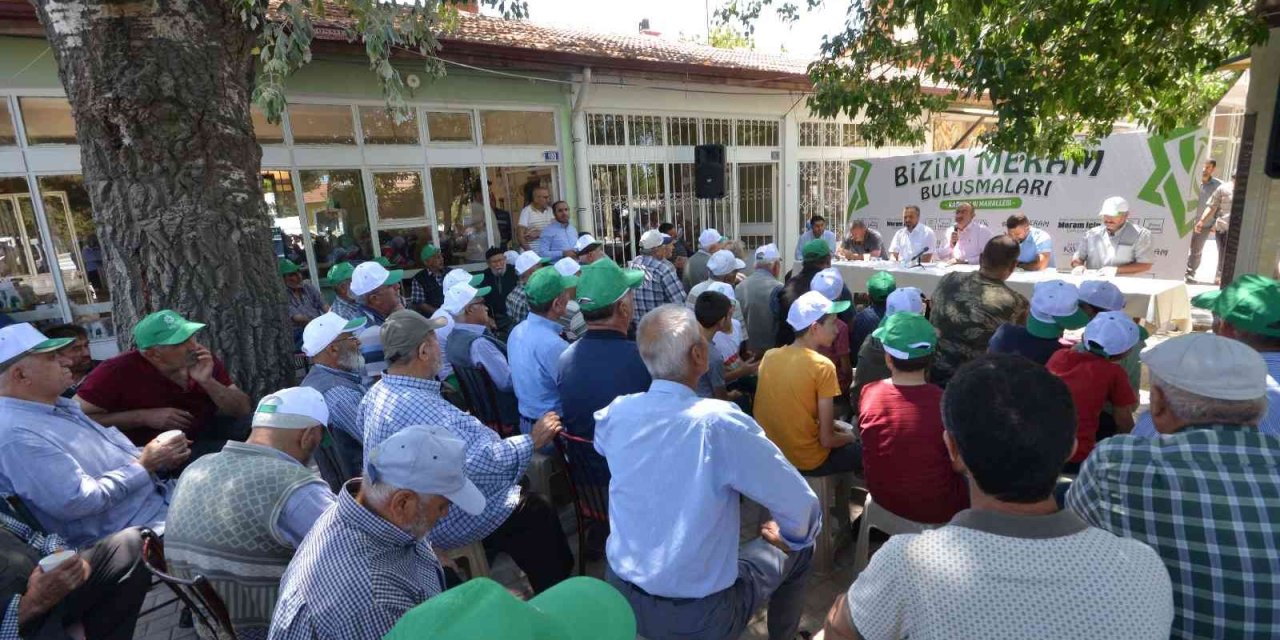 Bizim Meram Buluşmaları  Çarıklar, Kaşınhanı, Boruktolu, Yenibahçe, Çomaklı ile başladı
