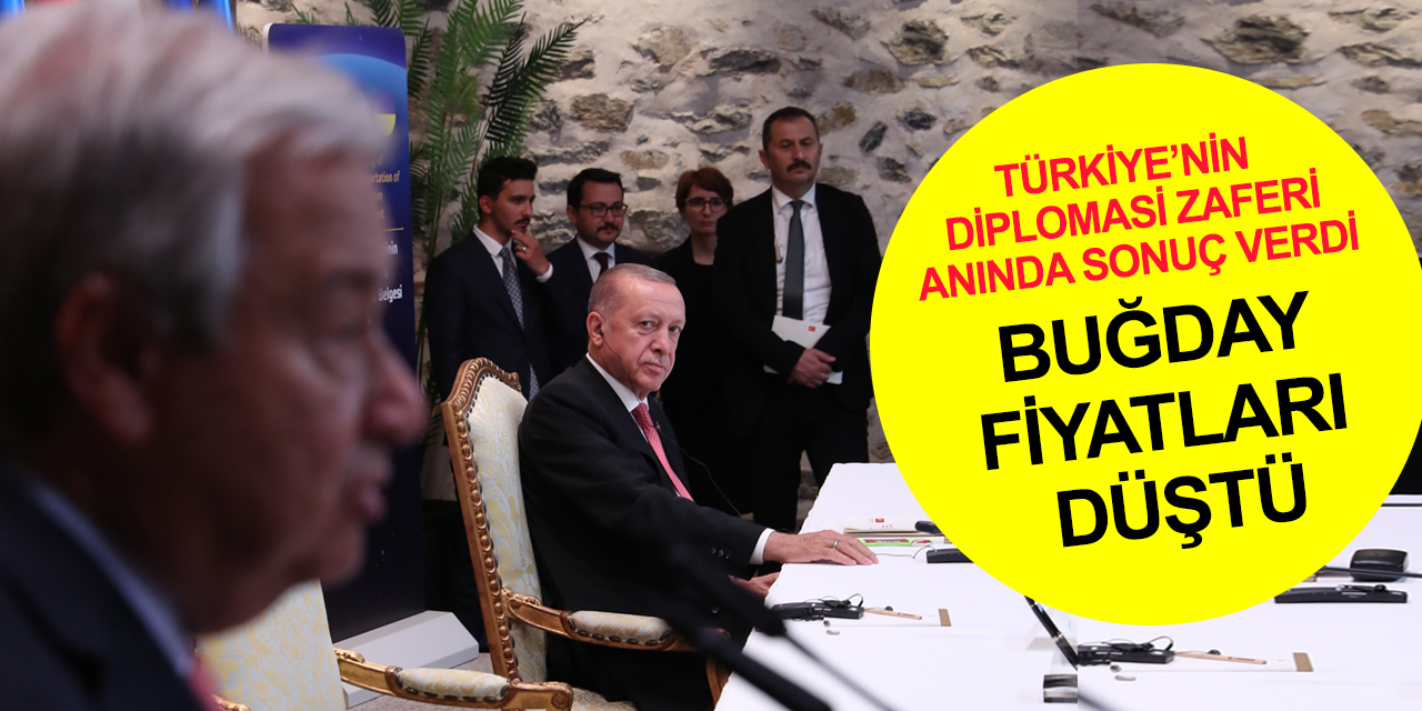 Türkiye’nin diplomasi zaferi sonuç verdi! Buğday fiyatlarında dev gerileme