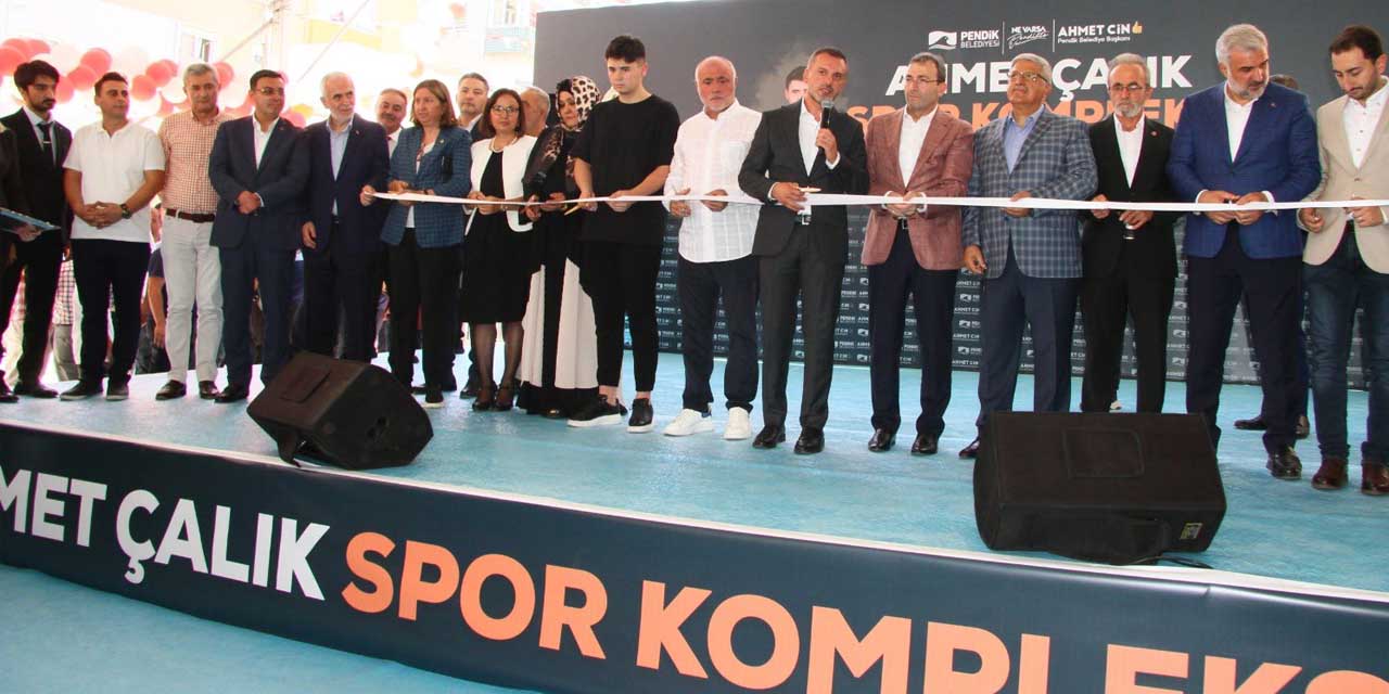 Ahmet Çalık Spor Kompleksi açılışında duygu dolu anlar!