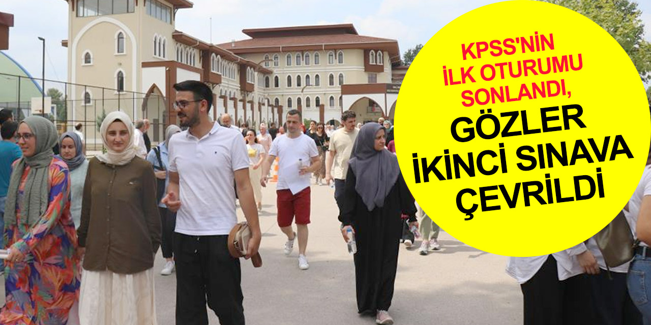 KPSS maratonu sürüyor! İkinci oturum başladı! Aileler sınav merkezleri önünde duada