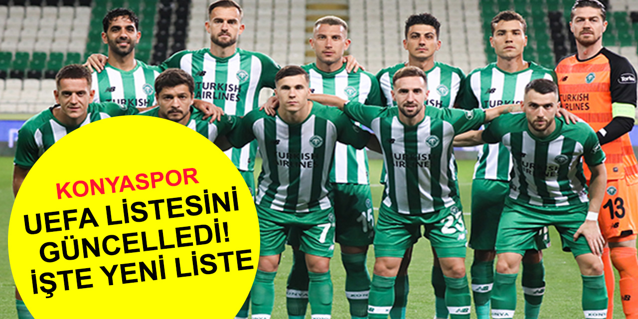 Fenerbahçe, UEFA listesini güncelledi