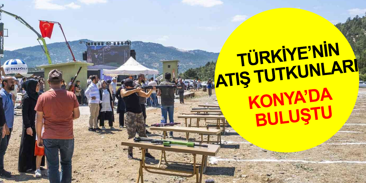 Konya'da tek kurşun atış müsabakaları atış tutkunlarını buluşturdu