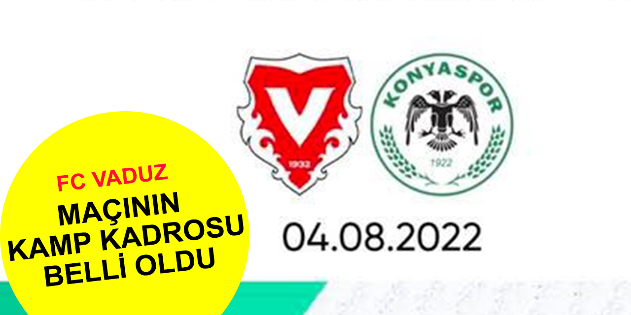 Arabam.com Konyaspor'un FC VADUZ maçı kamp kadrosu belli oldu