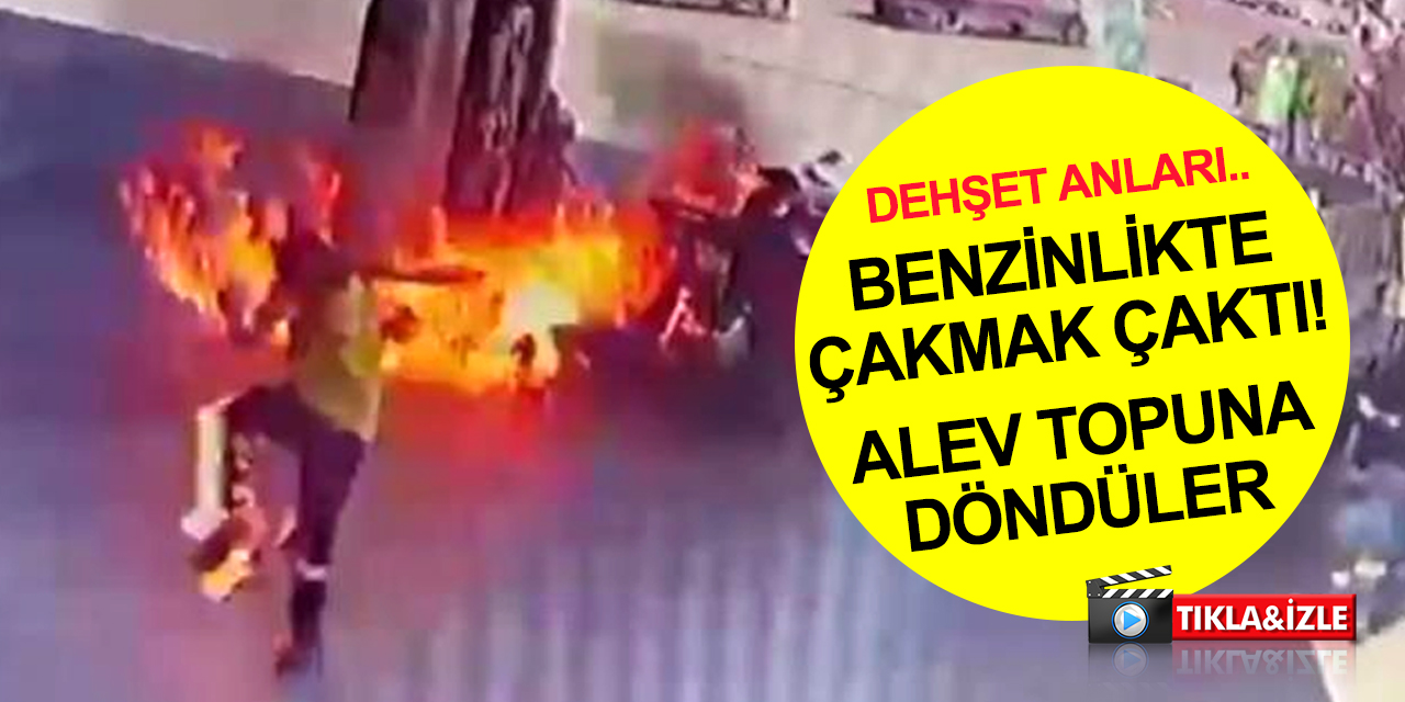 Akaryakıt istasyonunda dehşete düşüren olay! ATV'sine benzin alırken çakmağı çaktı! Alev topuna döndü