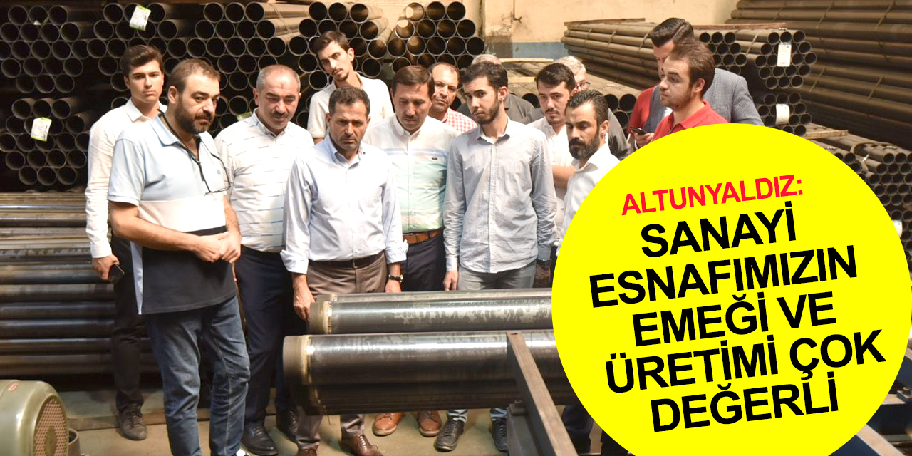 Konya Milletvekili Altunyaldız ve Karatay Teşkilatı BÜSAN OSB'de sanayici ve esnafın taleplerini dinledi
