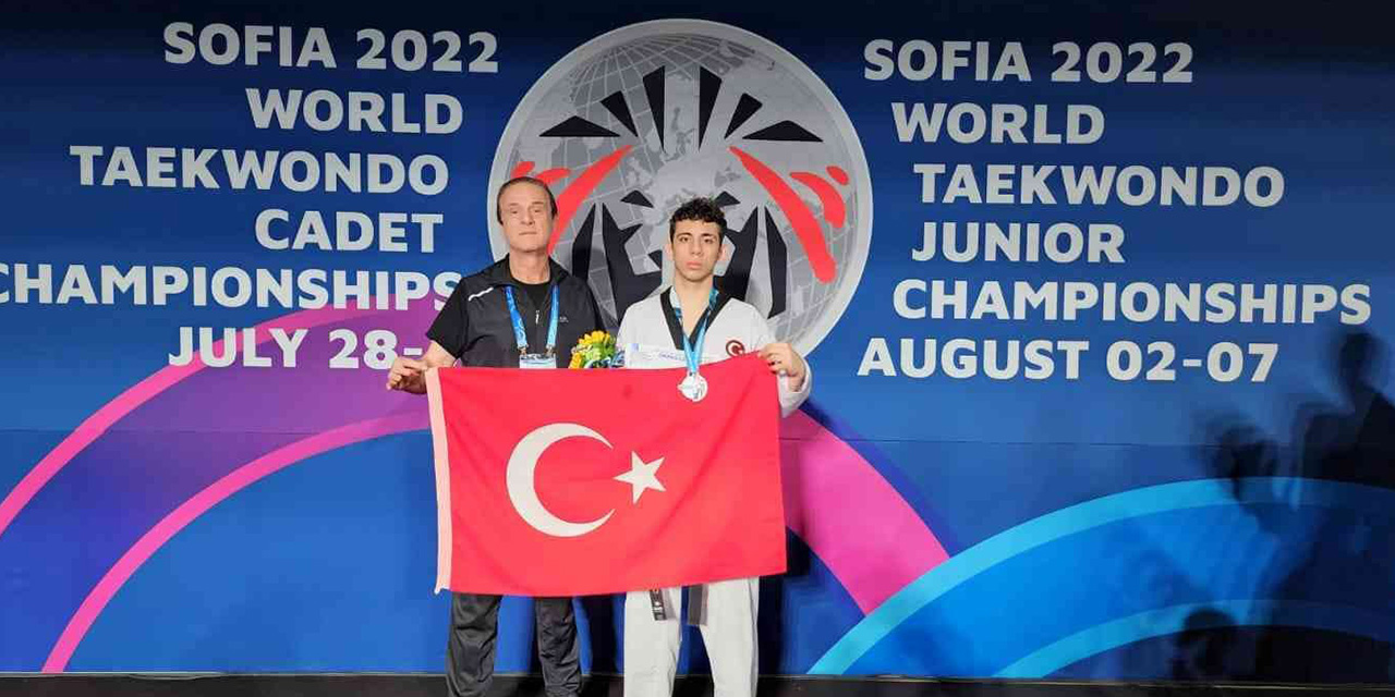 Milli taekwondocu dünya 2.’si oldu