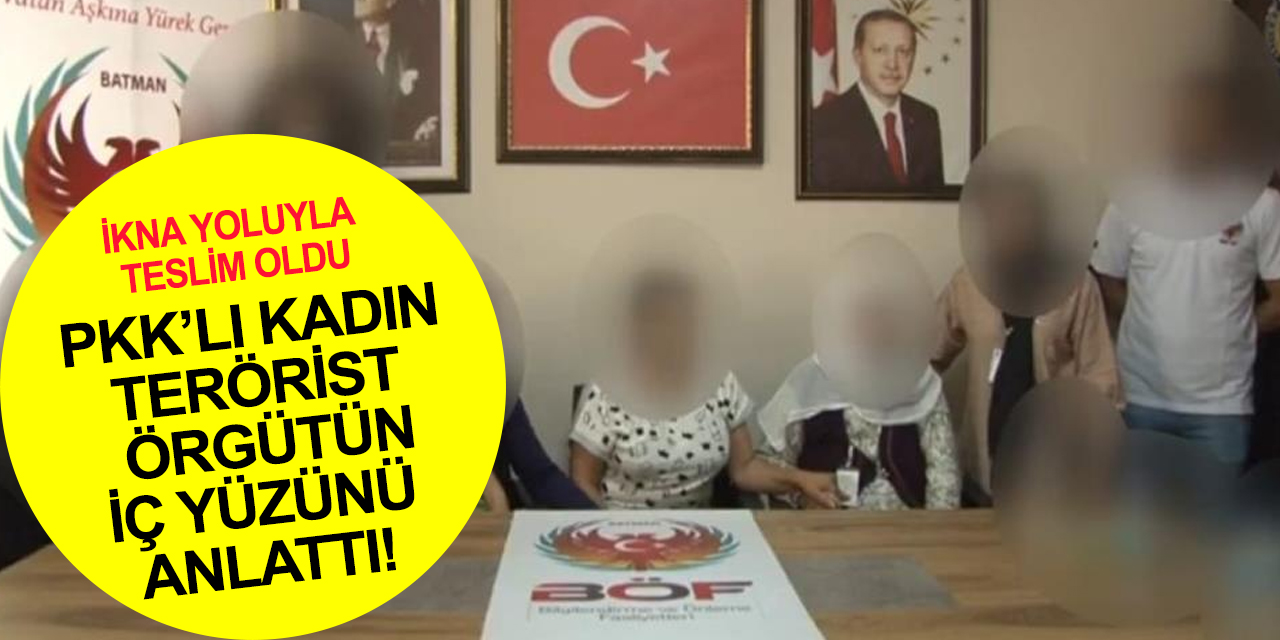 PKK'lı kadın terörist terör örgütünün iç yüzünü anlattı!