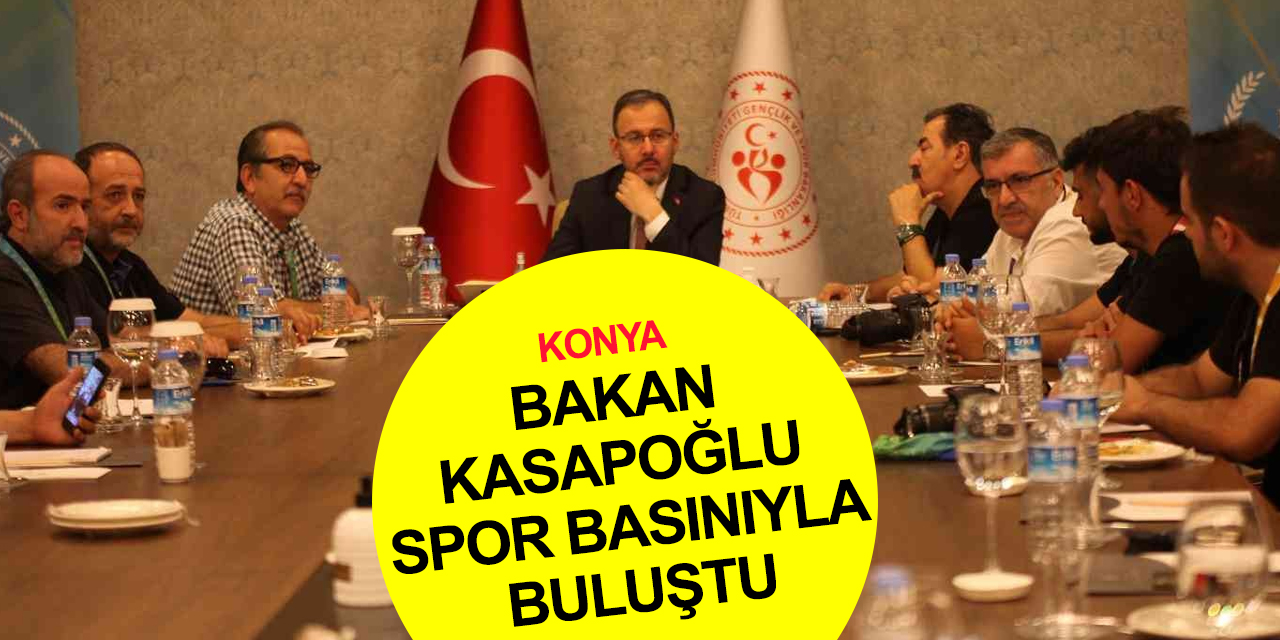 Bakan Kasapoğlu'ndan Konya açıklaması! Bu oyunlar şehir için tarihtir, bu tarihi birlikte yazdık