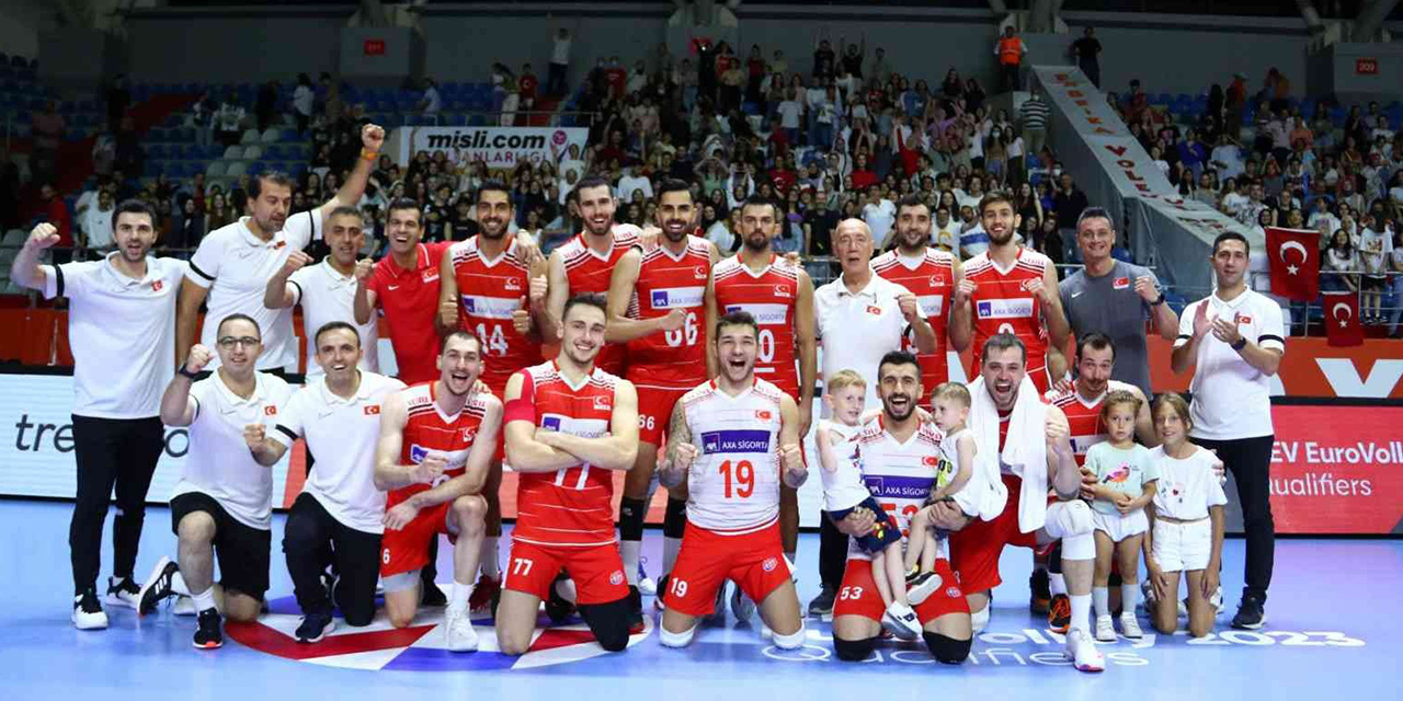 A Milli Erkek Voleybol Takımı, 2023 Avrupa Şampiyonası Elemeleri’ne 2’de 2 yaptı