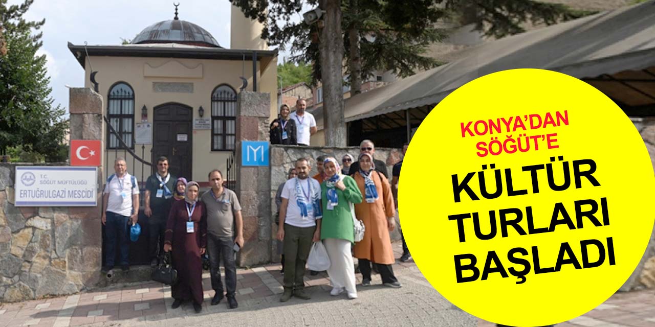 Selçuklu'nun başkenti Konya'dan Söğüt'e YHT ile kültür turları başladı