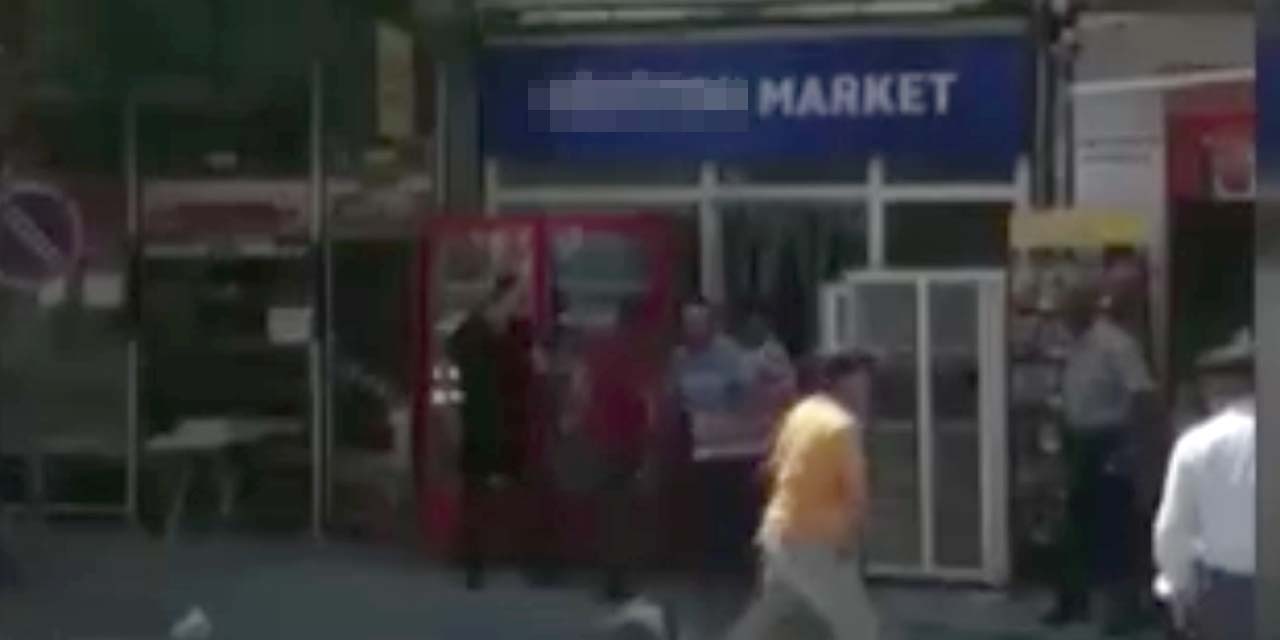 Ankara’da dehşete düşüren olay! Satır ve sopalarla market bastılar