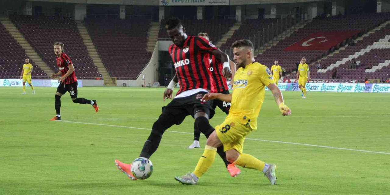 Gaziantep FK, Hatay'da karşılaştığı MKE Ankaragücü'nü 1-0'lık skorla mağlup etti