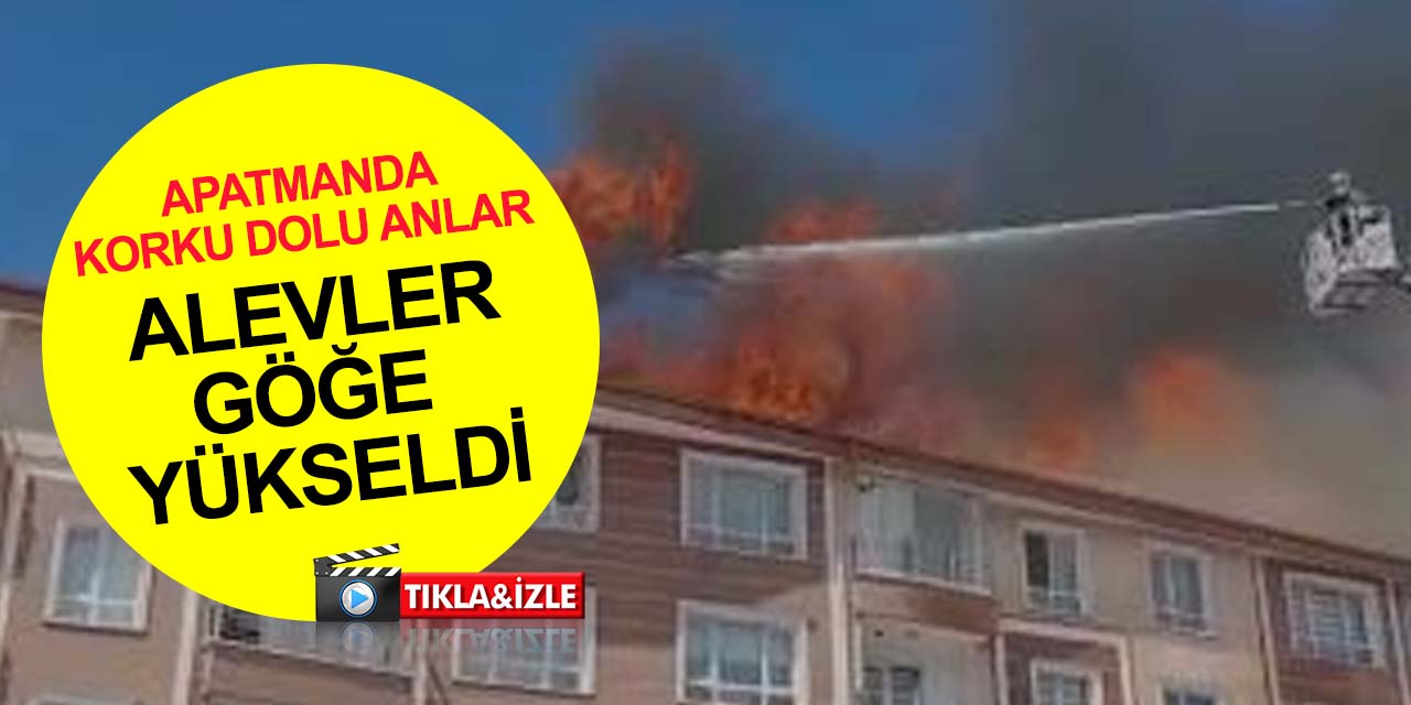 Ankara’da korkutan yangın! Alevler göğe yükseldi