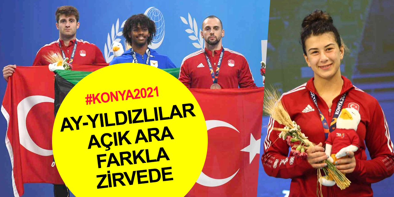Konya 2021! Ay-yıldızlılar 267 madalya ile açık ara zirvede