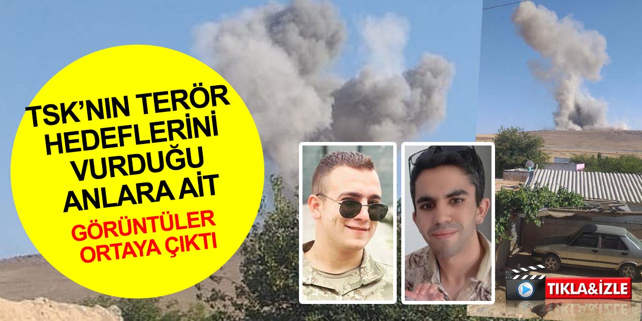 Şehit Uğurcan Cirnooğlu ve Enes Gazi Özdemir'in kanı yerde kalmadı! 13 PKK'lının yok edildiği anlar kamerada