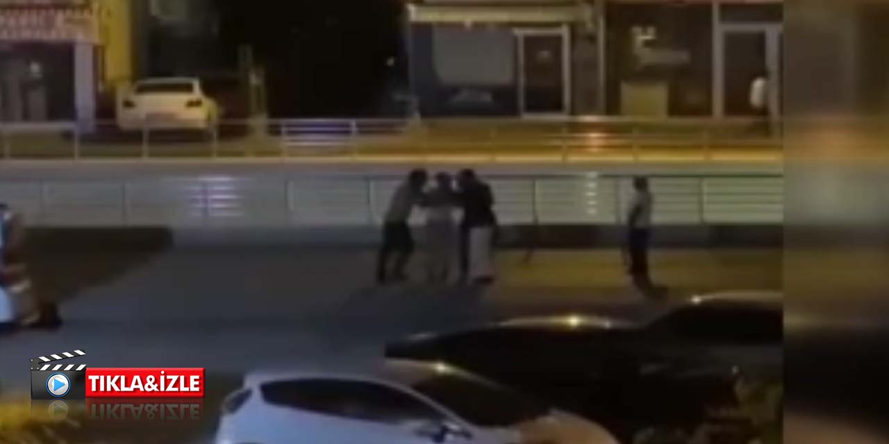 Ankara’da gece yarısı sokak kavgası! Kameralara böyle yansıdı