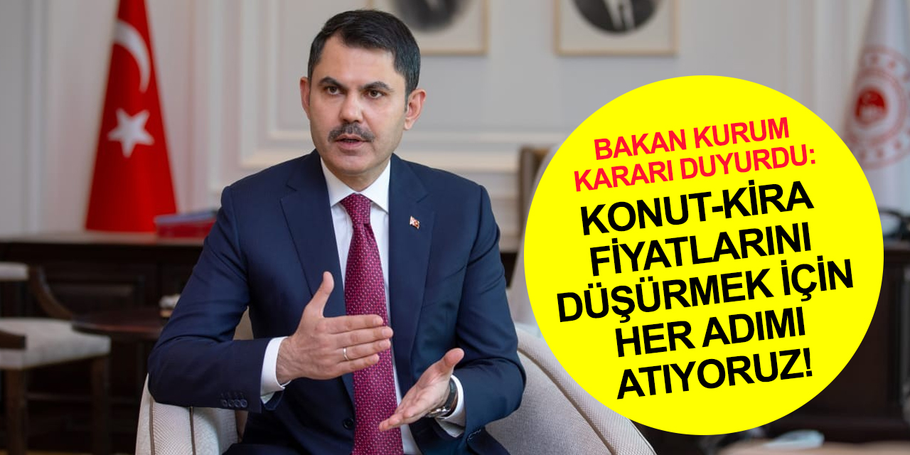 Bakan Kurum duyurdu! İstanbul'da 1,5 Türkiye'de 4 milyon metrekare ofis ev oluyor