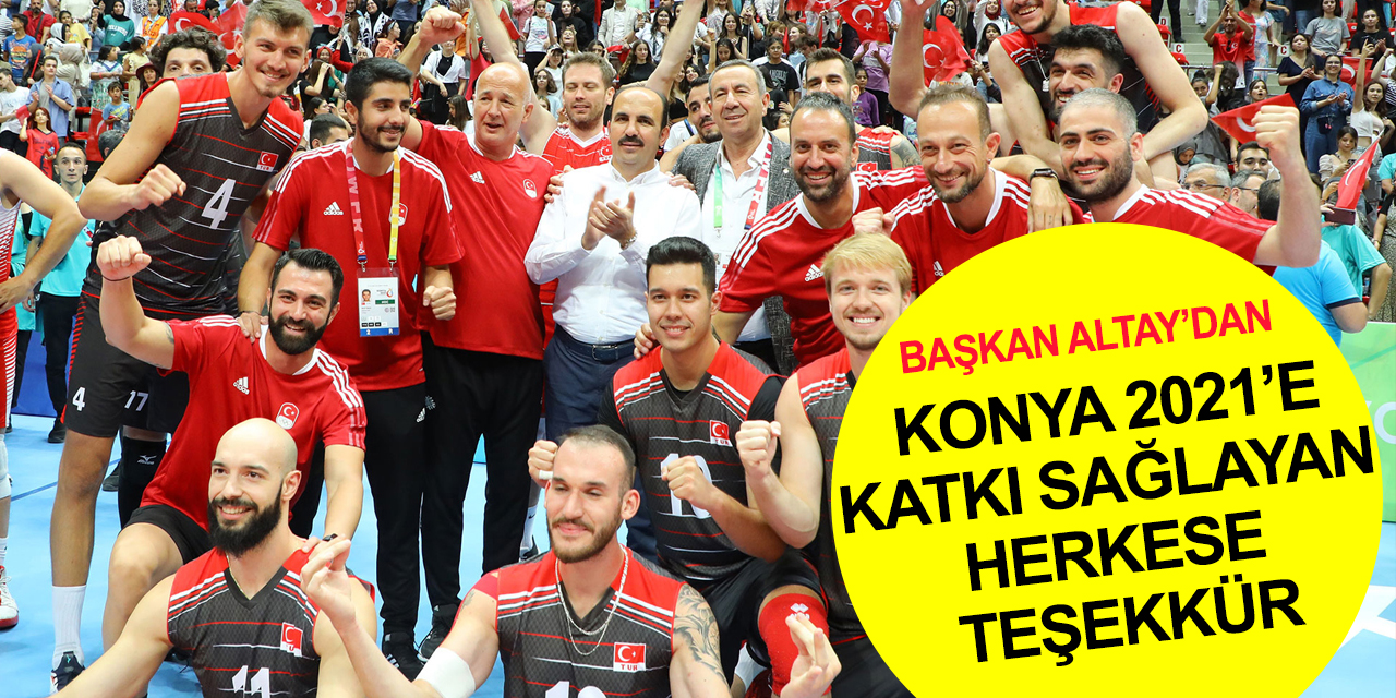 Başkan Altay: Konya adeta spora doydu ama bu bir başlangıç olacak