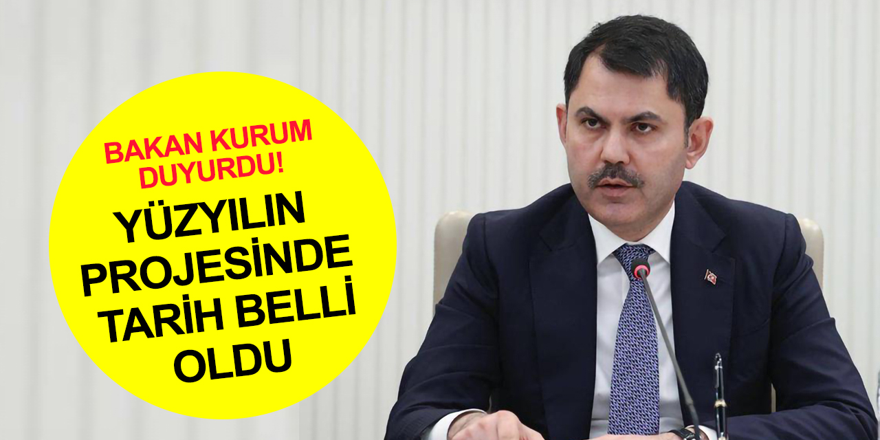Bakan Kurum detayları açıkladı! Yüzyılın dev sosyal konut projesinde tarih belli oldu