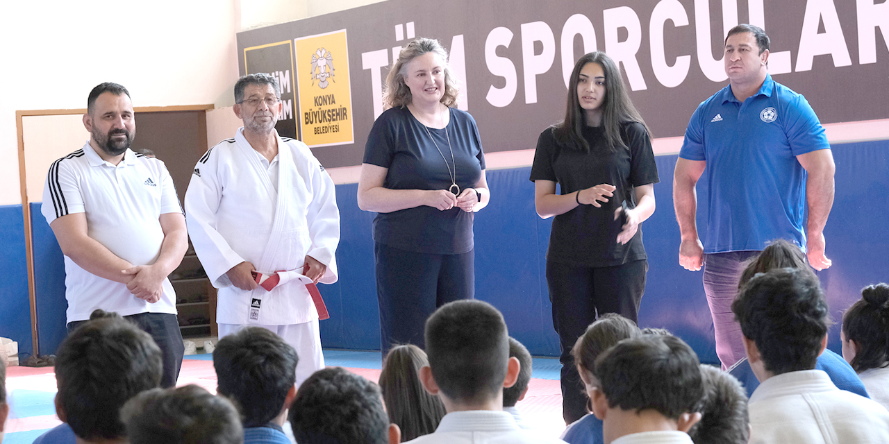 Dünya Judo Federasyonu Organizasyon Kurulu Başkanı Allan’ndan Konya Büyükşehir Belediyespor’a ziyaret